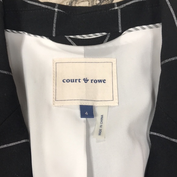 Court & Rowe Windowpane Plaid Blazer - Picture 5 of 10